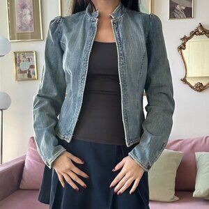 Y2K Jean Jacket with Clasps